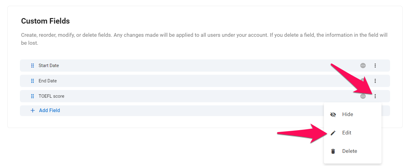 Match Custom Fields