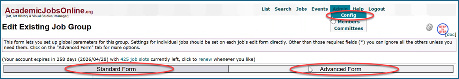 Create a Job Posting
