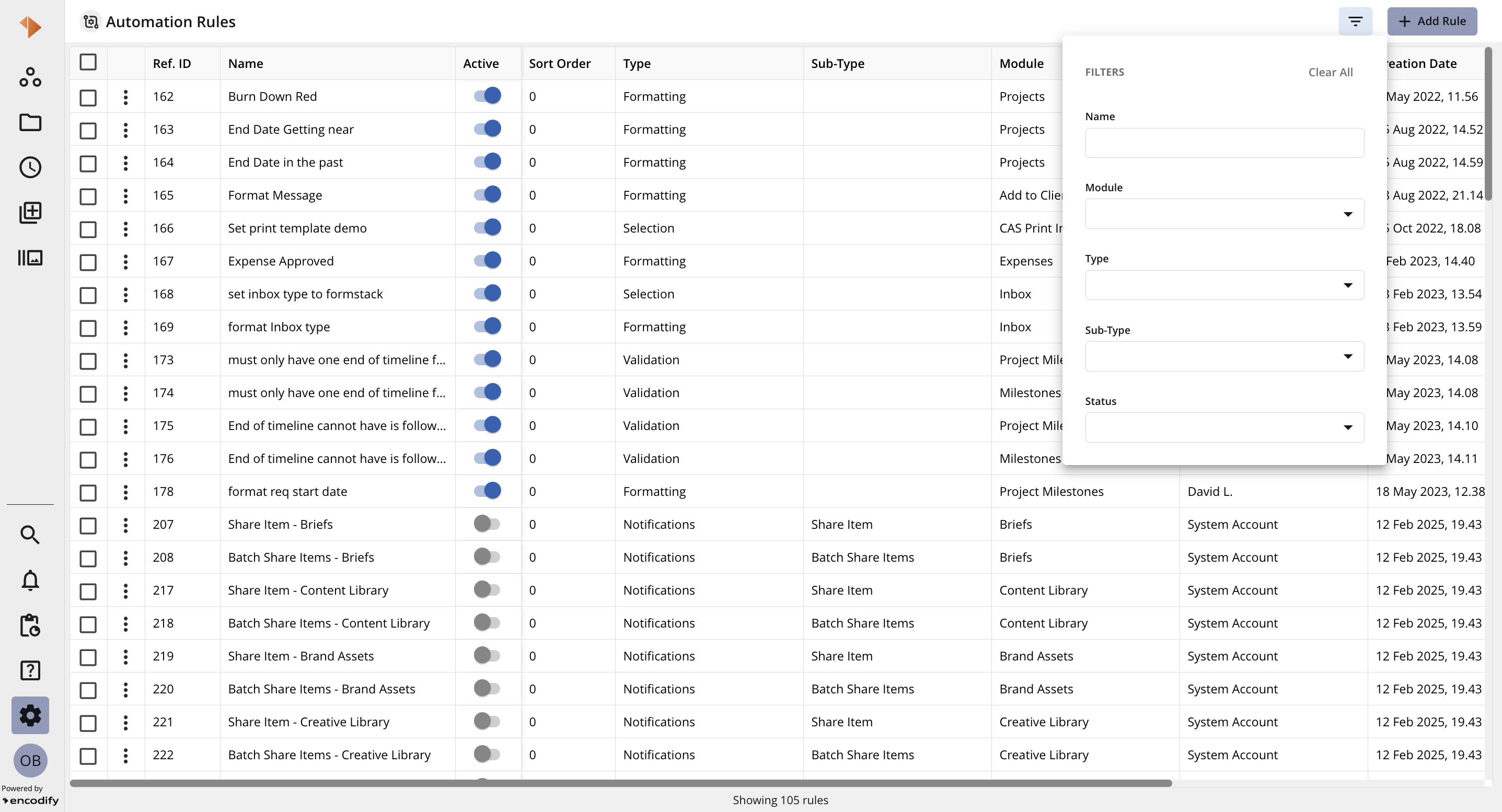 Automation Rules Overview
