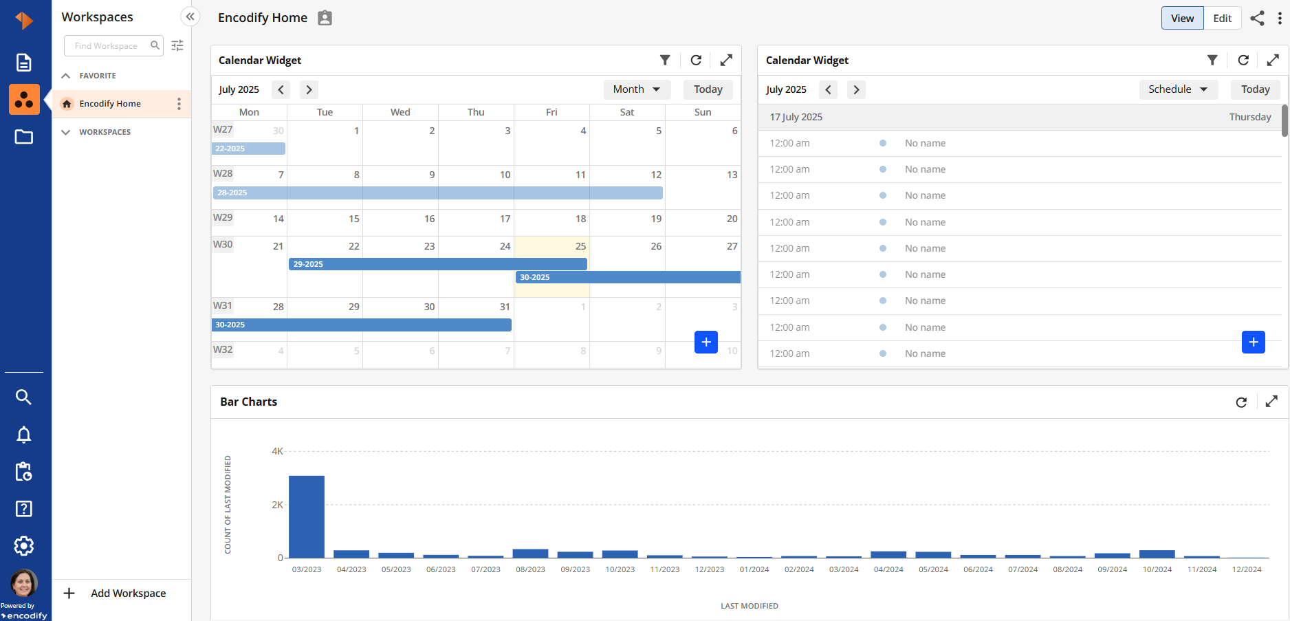 Understanding Calendar Widget