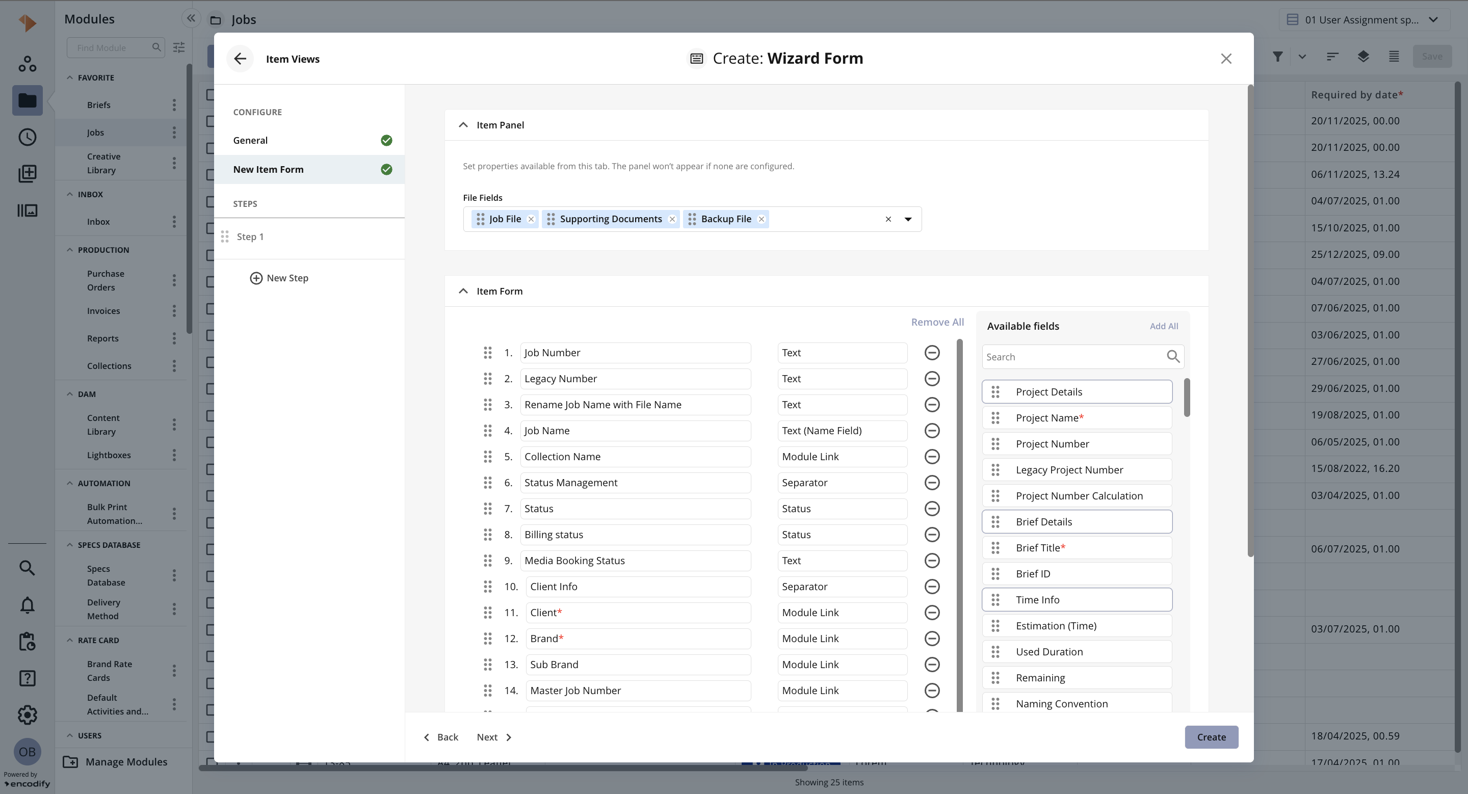 Wizard Form Layout Configuring Wizard Form