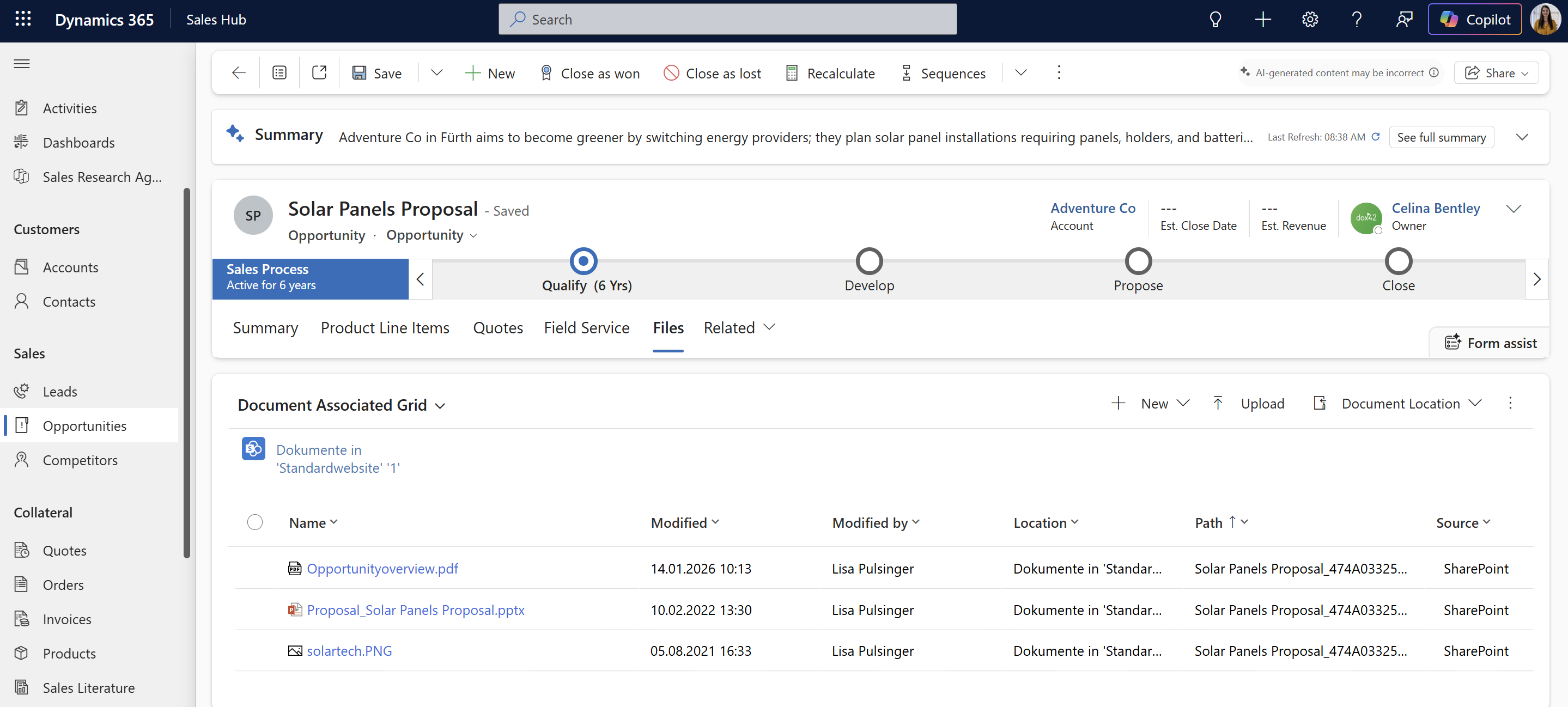 D365 CE SharePoint Integration