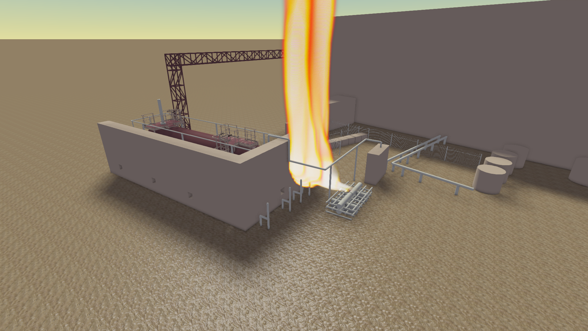 Simulating jet fire in FLACS