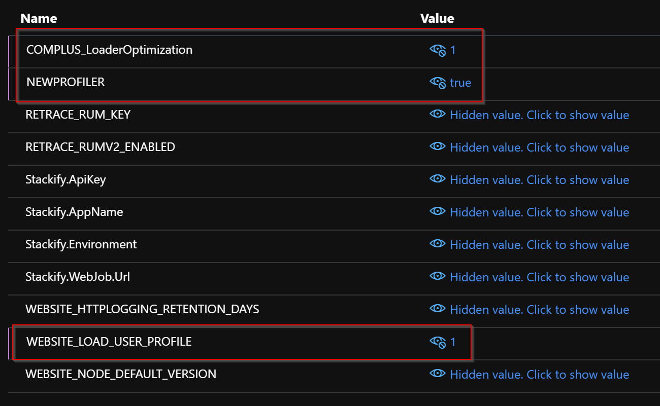 New vs Legacy Profiler