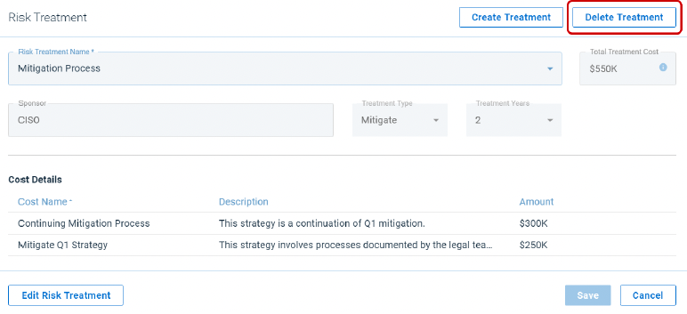 Delete Risk Treatment 1
