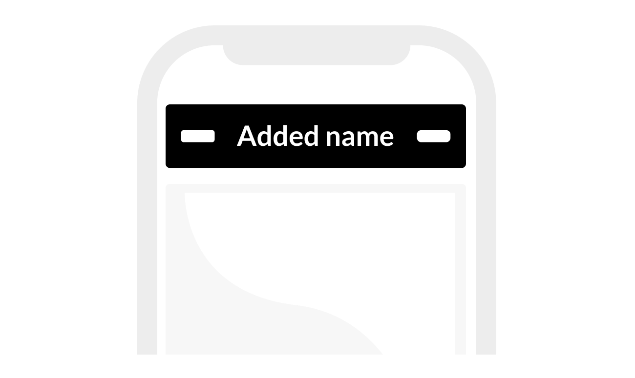 img added name mobile app