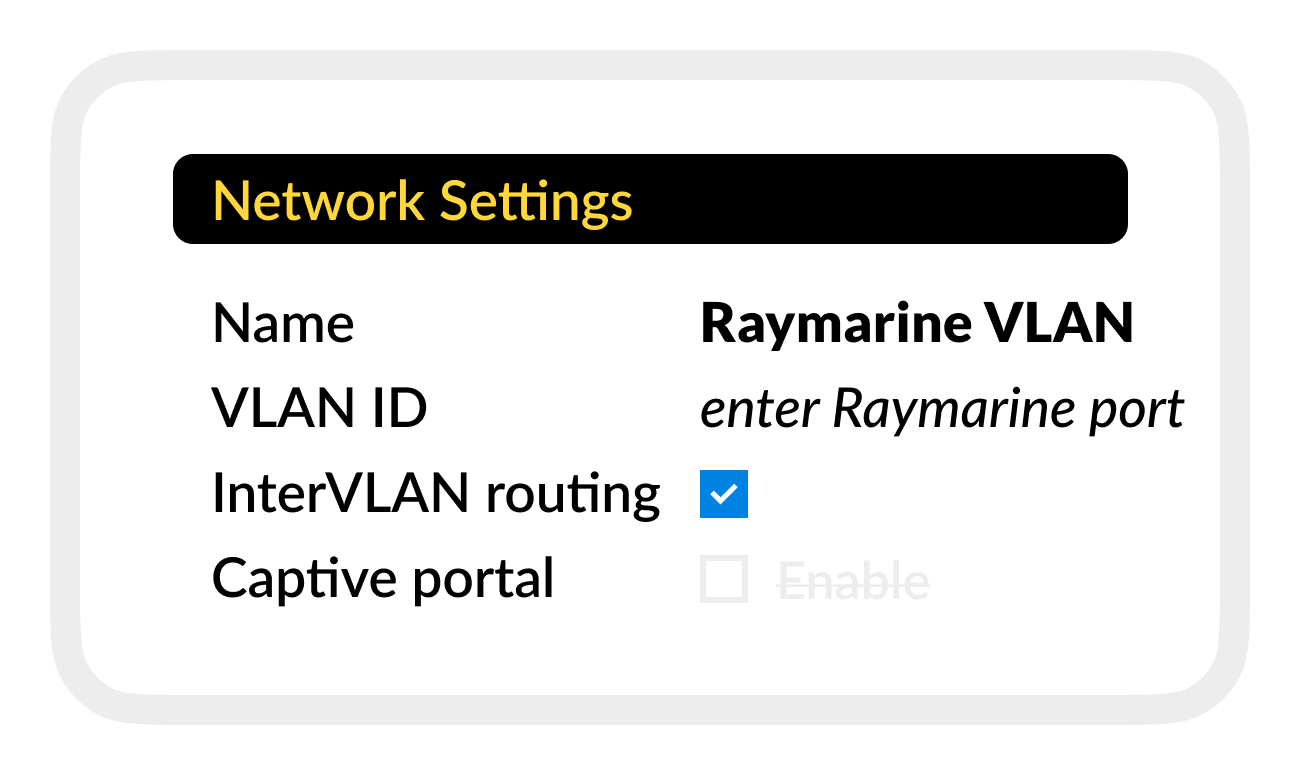 img peplink wa _ raymarine network settings _ vlan enter port-2