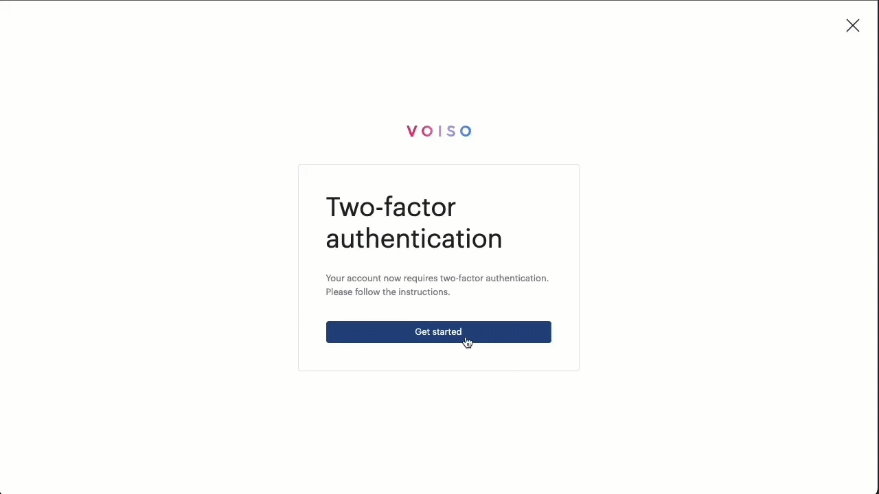 2FA First Login and Authentication Agent Step 2