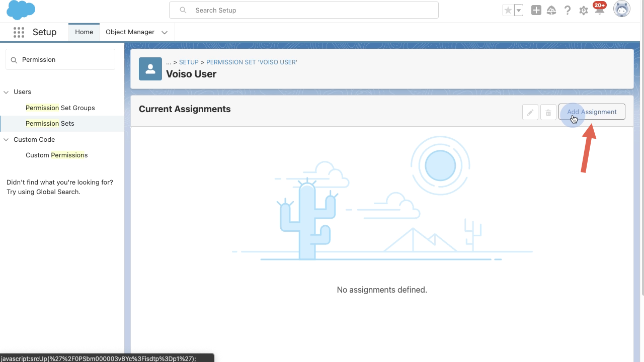 CRM Salesforce Enable Call History Add Assignment