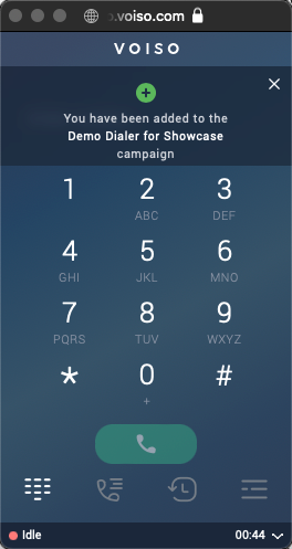 Dialer Agent Added to Campaign