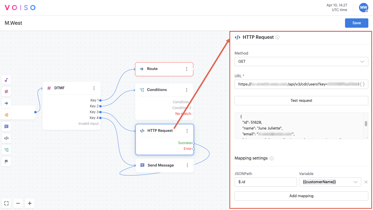 Flow Builder HTTP Request Node GET JSONPath Example Revised