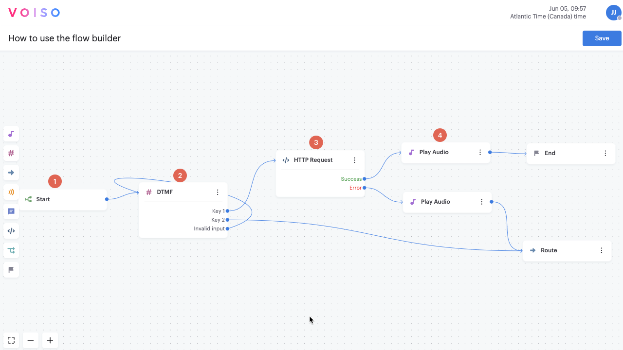 Flow Builder TTS Use Case Account Balance Flow