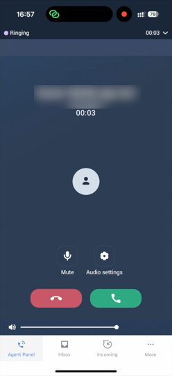 Mobile App Call Ringing