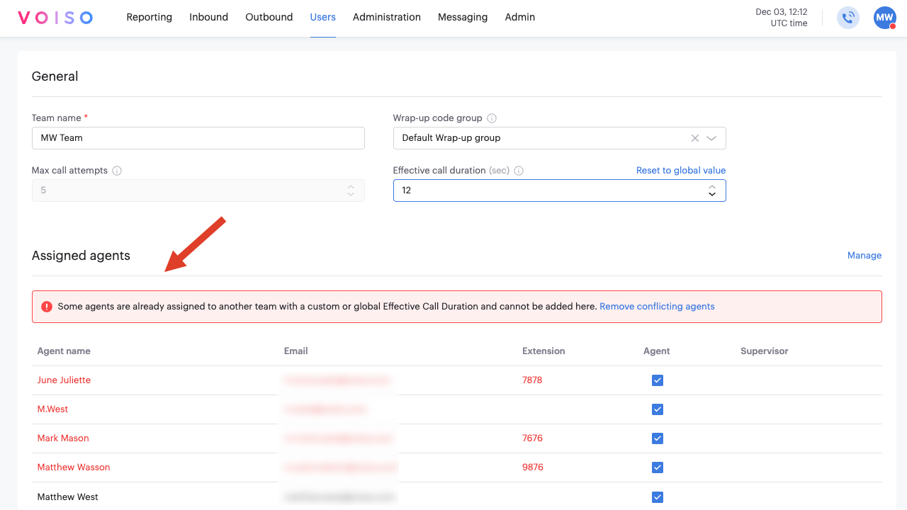 Teams Add Team Added Agents Conflicting ECD