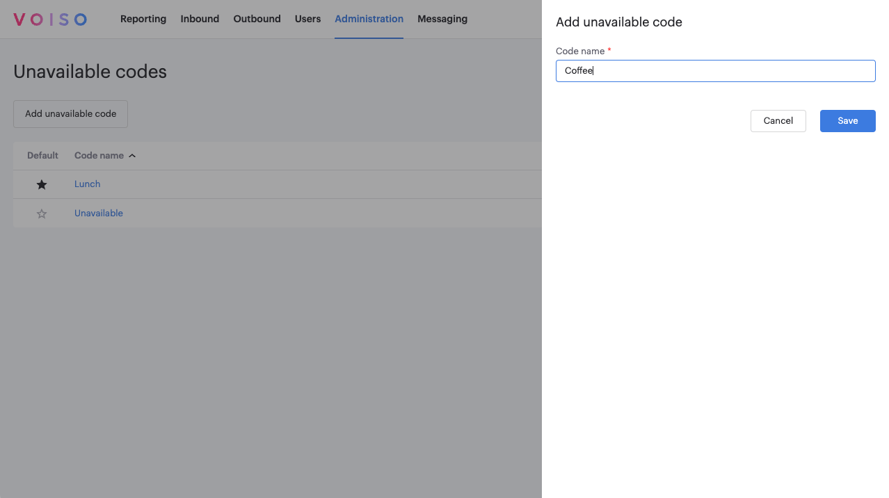 Unavailable Codes New Code Page