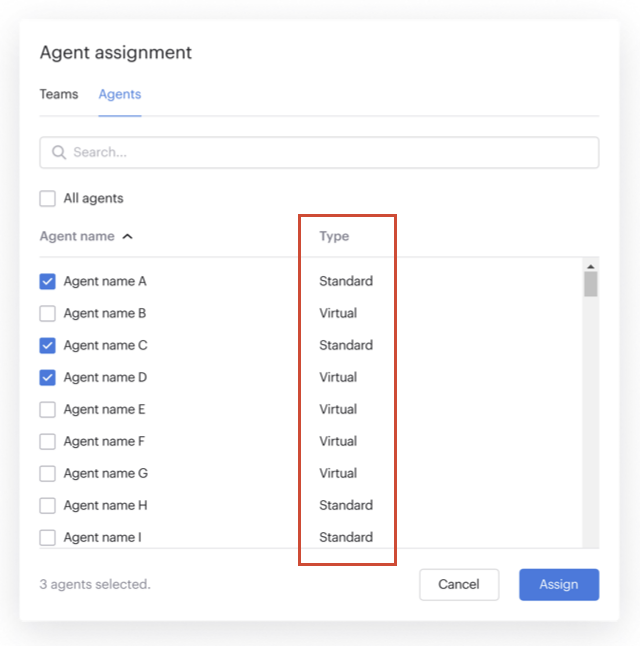 Users Virtual Users Assignment