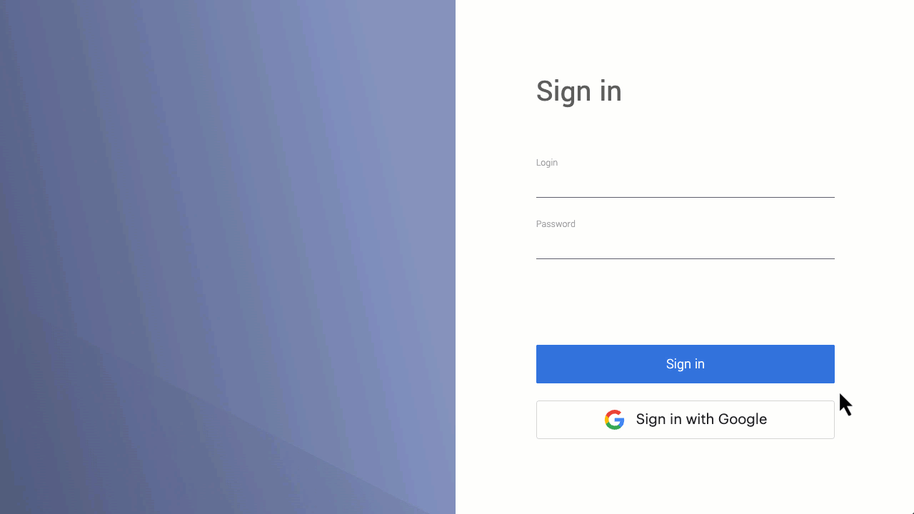 Voiso Login Google Authentication