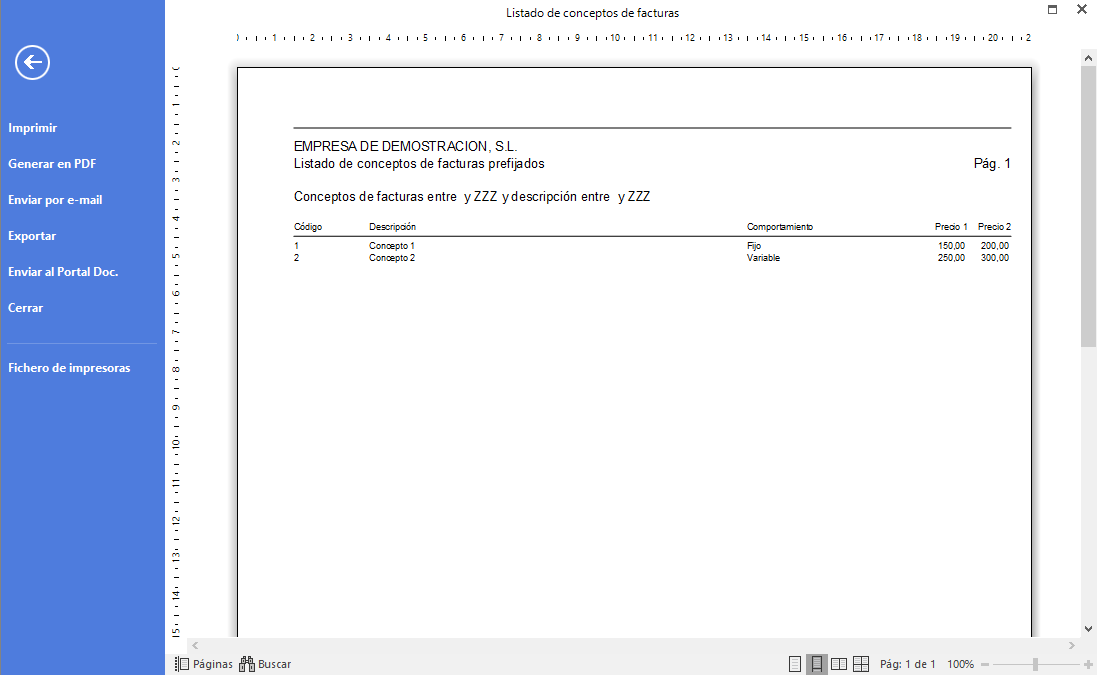 C2582 - En Facturación, ¿Cómo Imprimo Los Conceptos De Las Facturas?