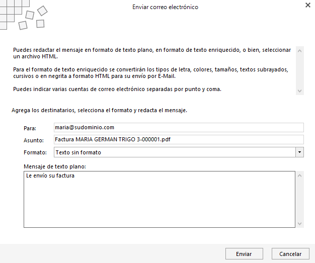 Interfaz de usuario gráfica, Texto, Aplicación, Correo electrónico  Descripción generada automáticamente