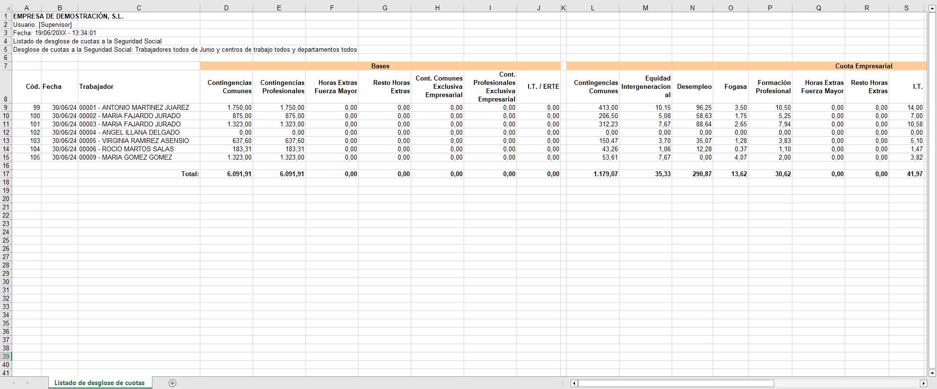 Interfaz de usuario gráfica, Aplicación, Tabla, Excel  Descripción generada automáticamente