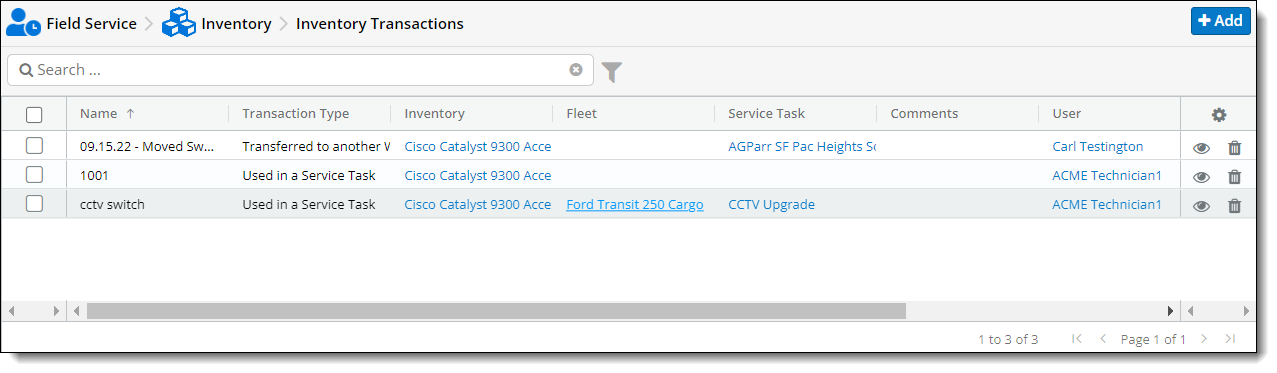 Managing Inventory Transactions