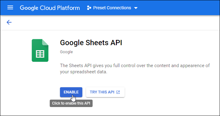 Enable_Google_Sheets_API