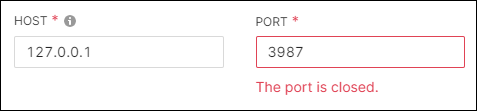 Error_Port_is_Closed
