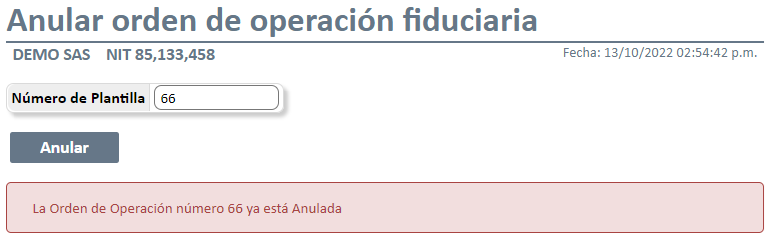 Anular Orden de Operacion Fiduciaria4