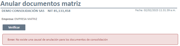 Anular documentos matriz7