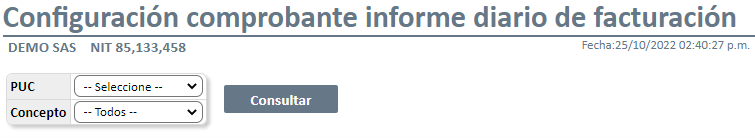 Configuración comprobante informe diario de facturación1