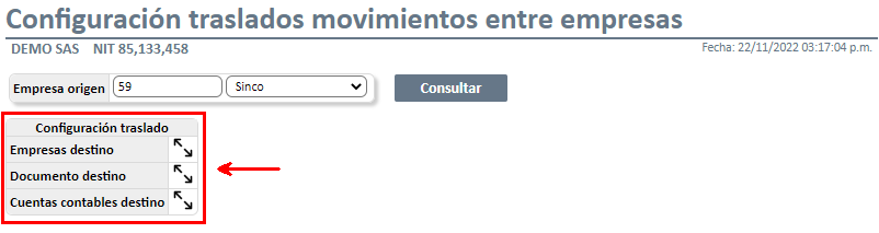 Configuración traslados movimientos entre empresas2