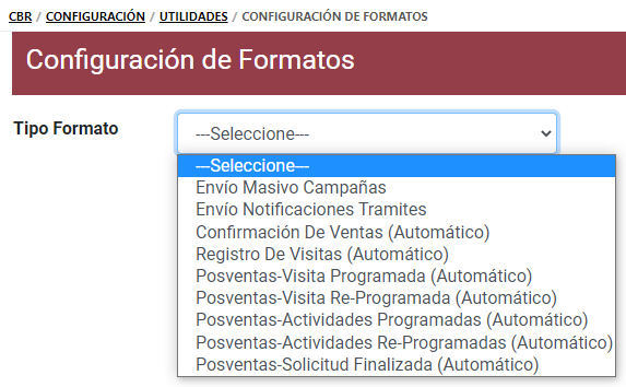 ConfiguracionFormatos