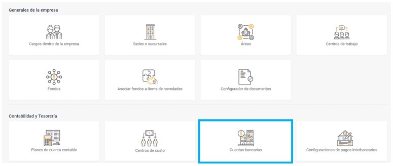 Cuentas bancarias