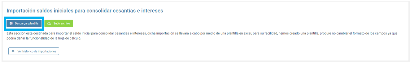 Descarga de plantilla