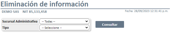 Eliminación de información por Centro Costos1