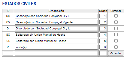 EstadosCiviles