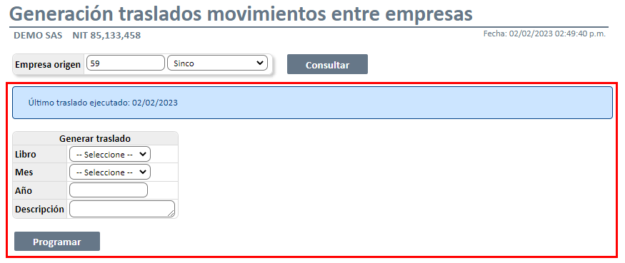 Generación traslados movimientos entre empresas3