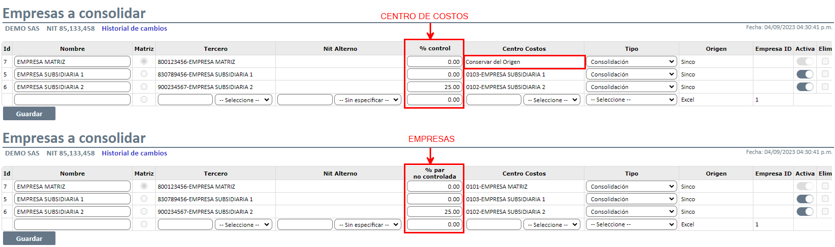 Informe de consolidación6