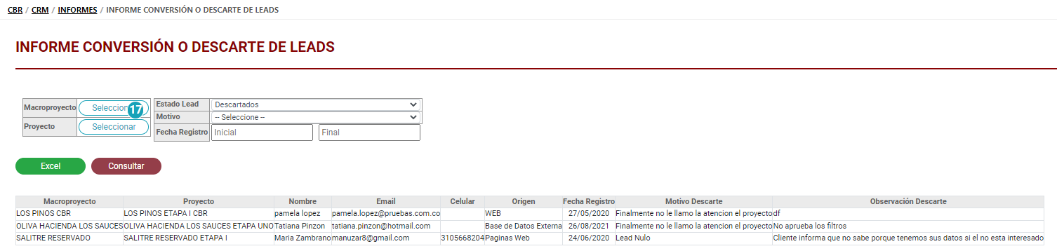 InformeConversionODescartedeLeads2