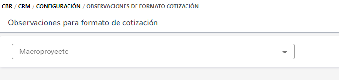 ObservacionesFormatoCotizacion