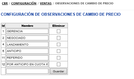 ObservacionesdeCambiodePrecio