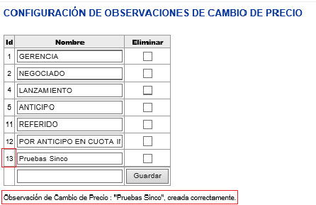 ObservacionesdeCambiodePrecio