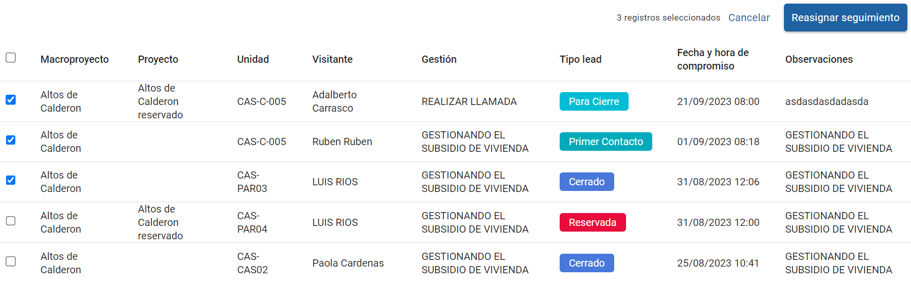 Reasignación de seguimientos1