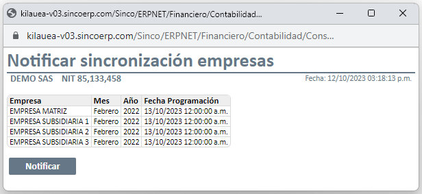 Sincronizar información9