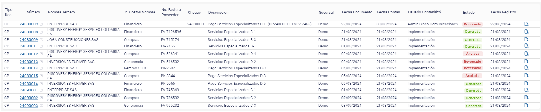 consulta de doucmento detallado 9