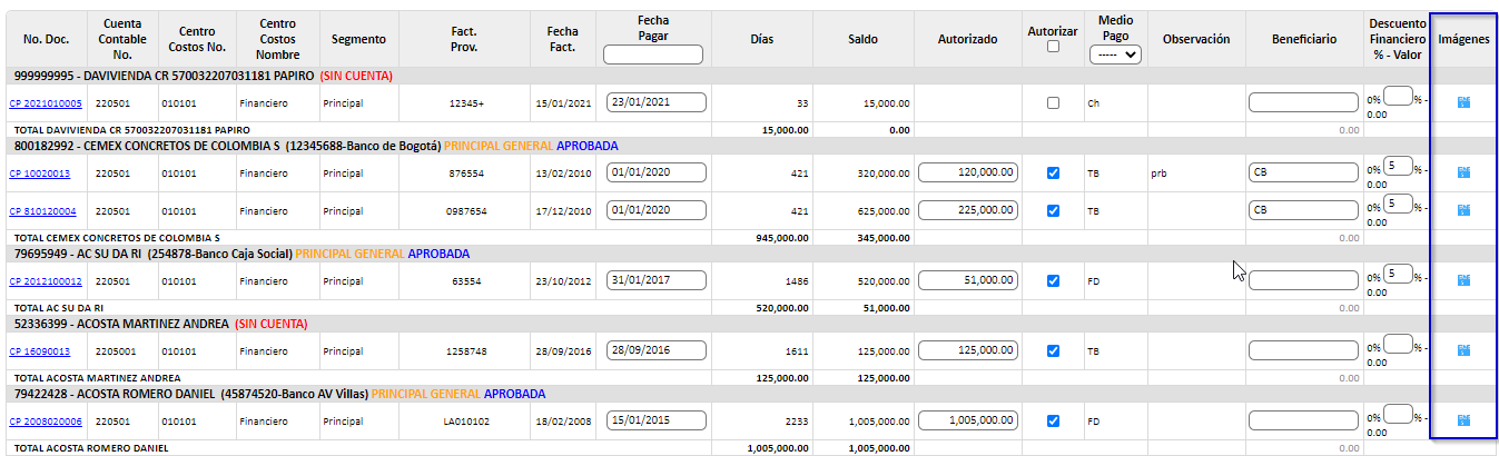 integracionesAutorizacionCXP