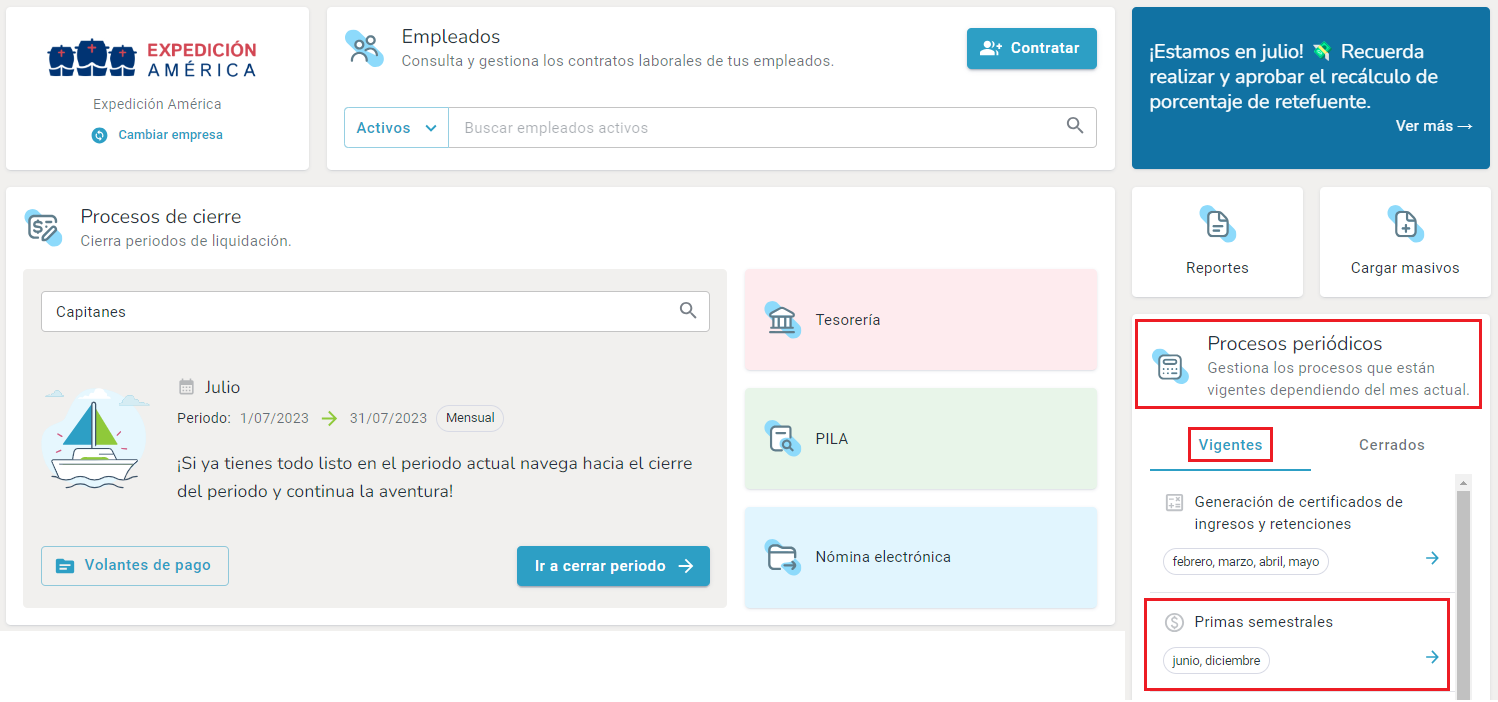 Configuraciones del sistema