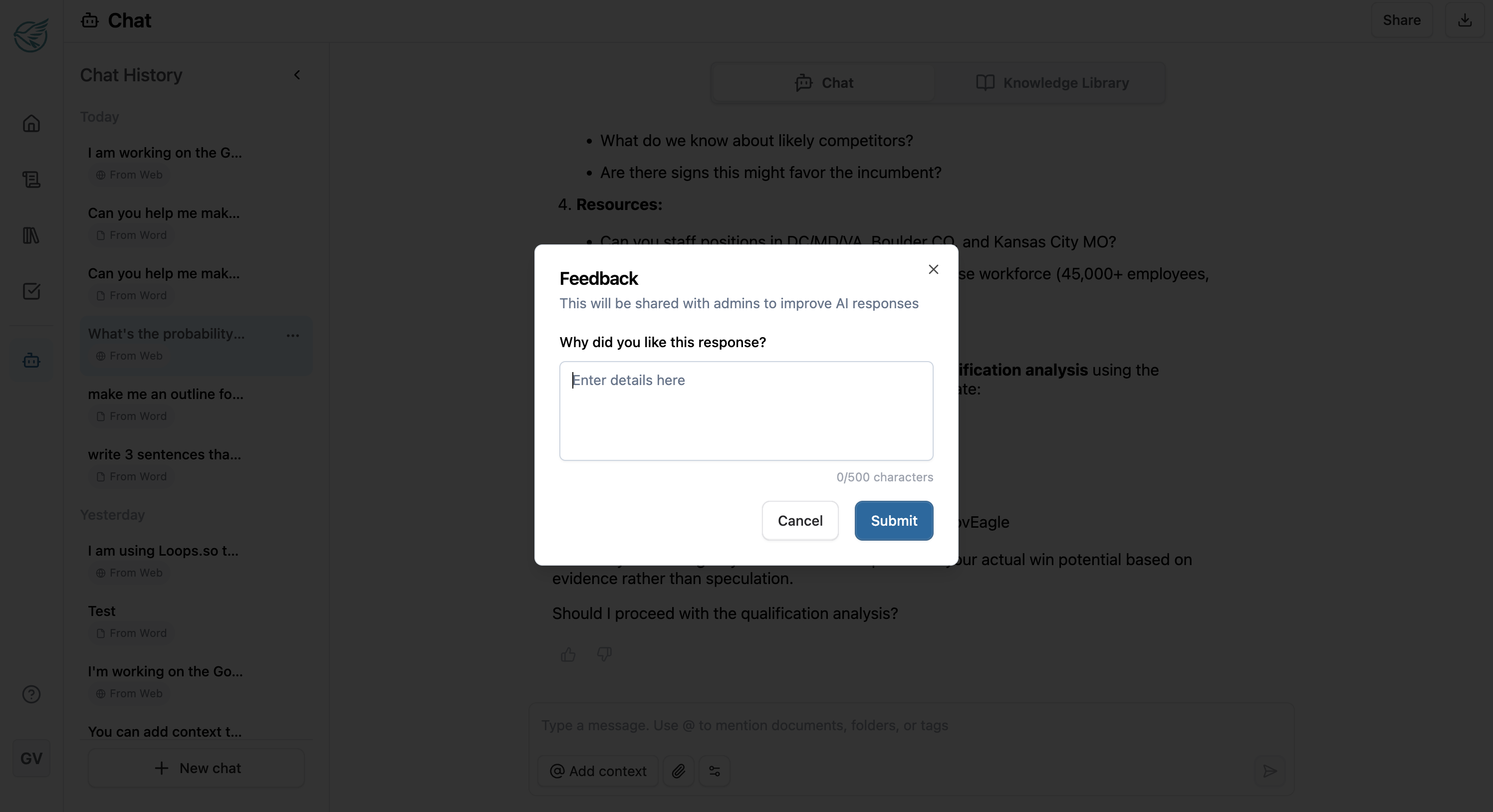 Reviewing User Feedback