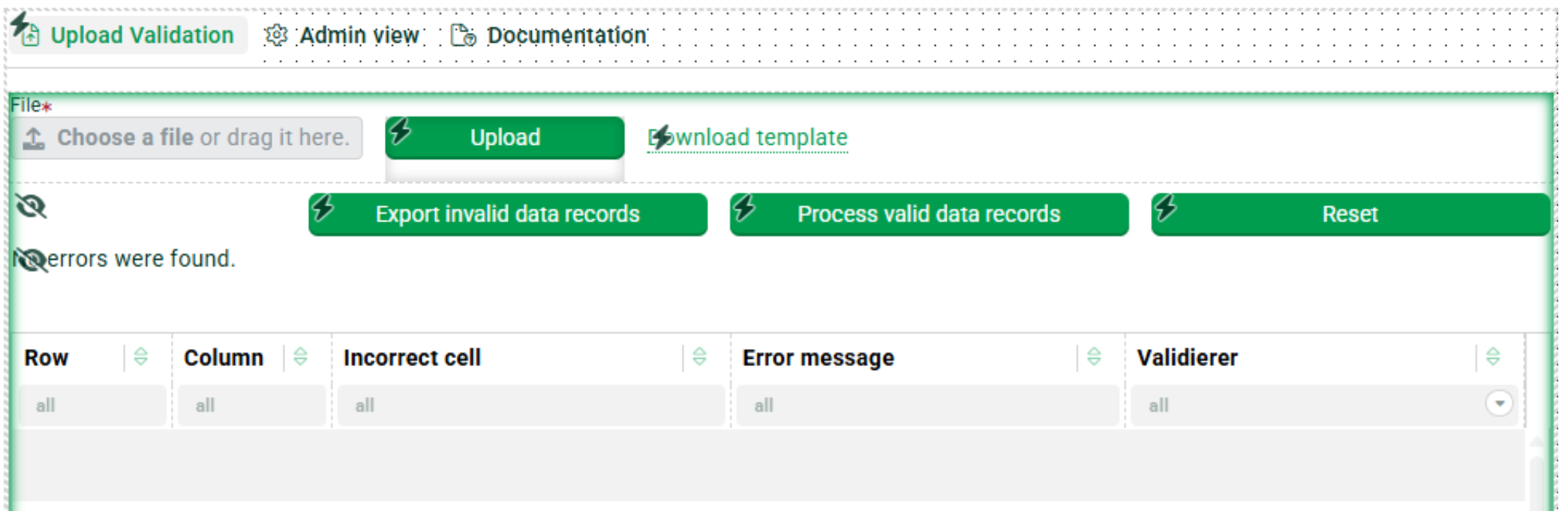 File validation