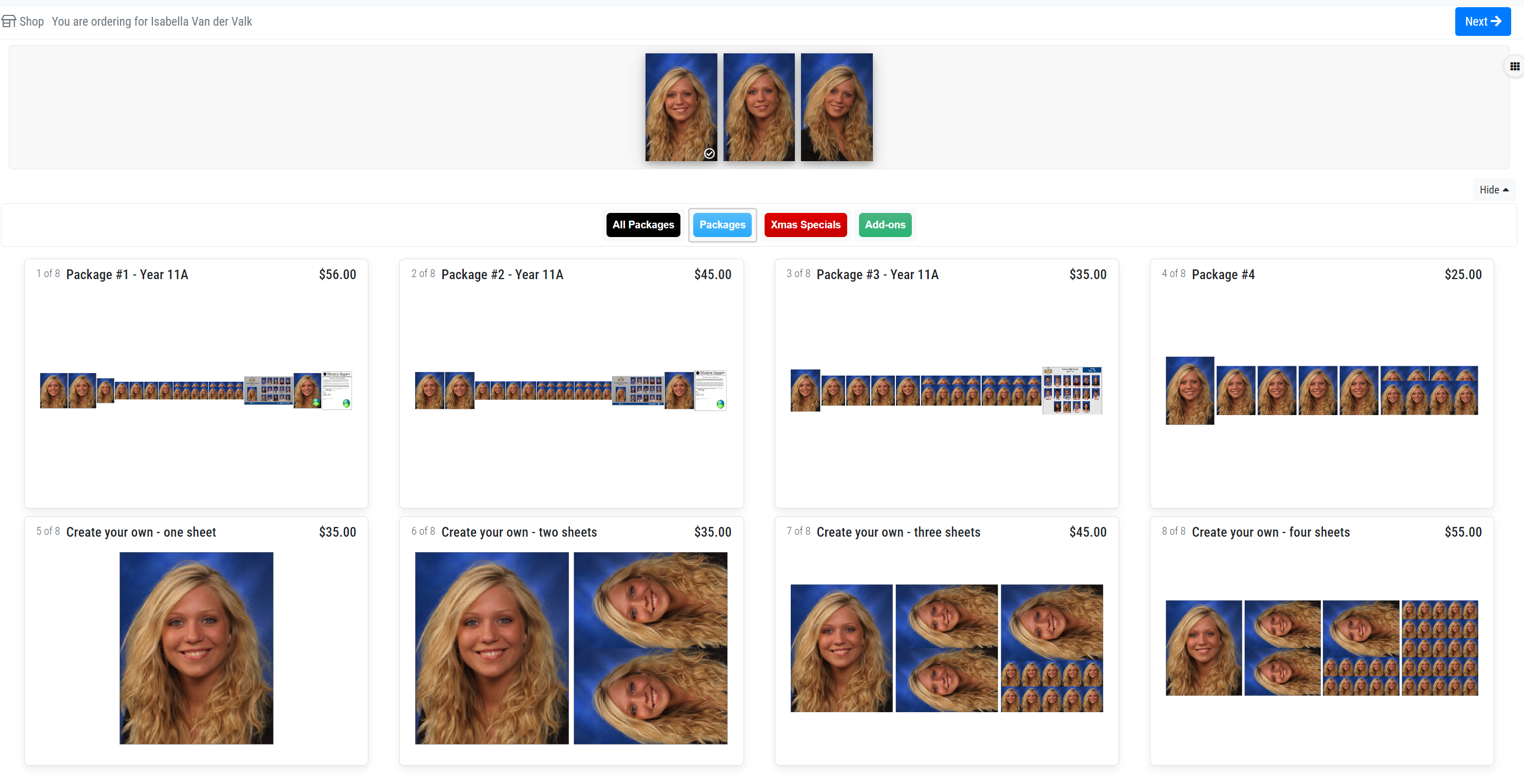 Simple live rendering of packages